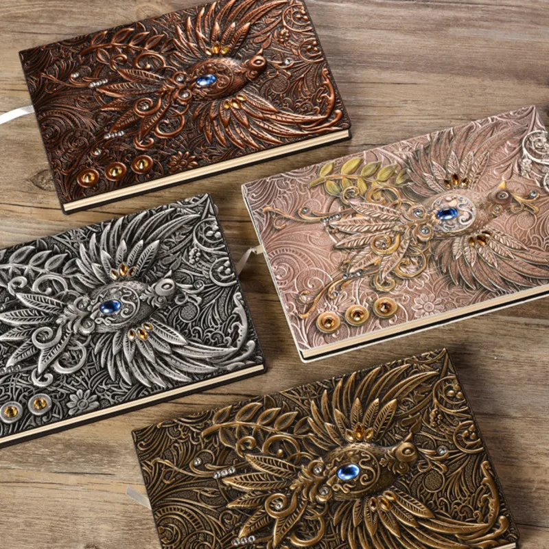 3D European Notebook A5 Retro Pu Phoenix Dragon Creative Notepad Customized Travel Diary Book Gift Room Decoration
3D European Notebook A5 Retro Pu Phoenix Dragon Creative Notepad Customized Travel Diary Book Gift Room Decoration