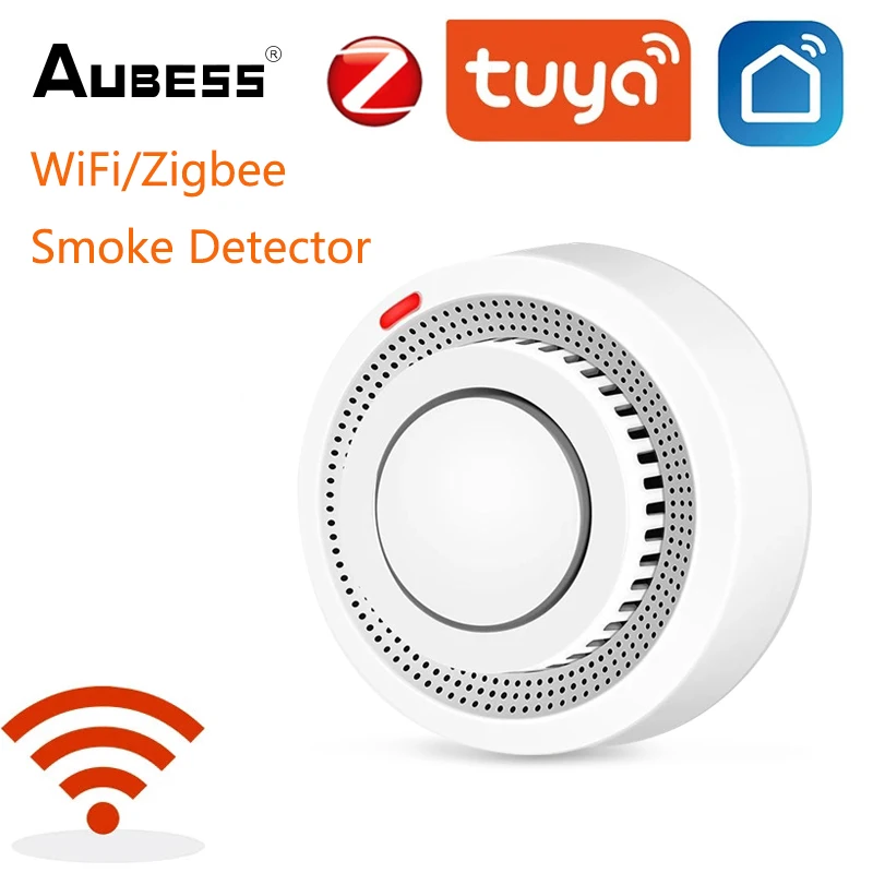 Aubess Zigbee Wifi Smart Smoke Detector Wireless Smart Fire Smoke Alarm For Fire Sensor Home Security System Fireman Smoke Alarm
Aubess Zigbee Wifi Smart Smoke Detector Wireless Smart Fire Smoke Alarm For Fire Sensor Home Security System Fireman Smoke Alarm