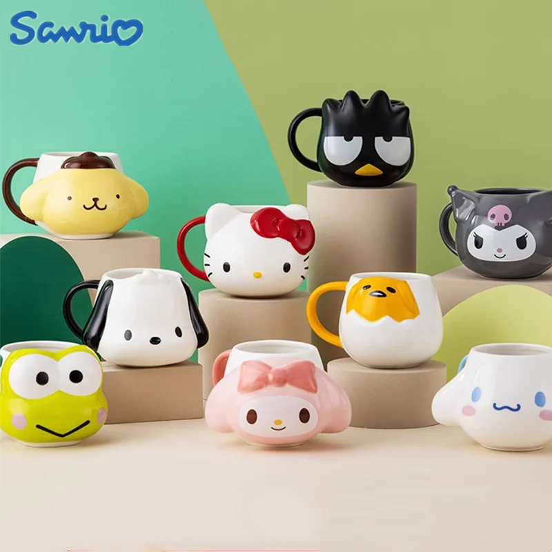 Sanrio Family Mug Kawaii Hello Kitty Kuromi Pompompurin Ceramic Couple Water Cup Cute Coffee Cup Children's Toy Christmas Gift
Sanrio Family Mug Kawaii Hello Kitty Kuromi Pompompurin Ceramic Couple Water Cup Cute Coffee Cup Children's Toy Christmas Gift