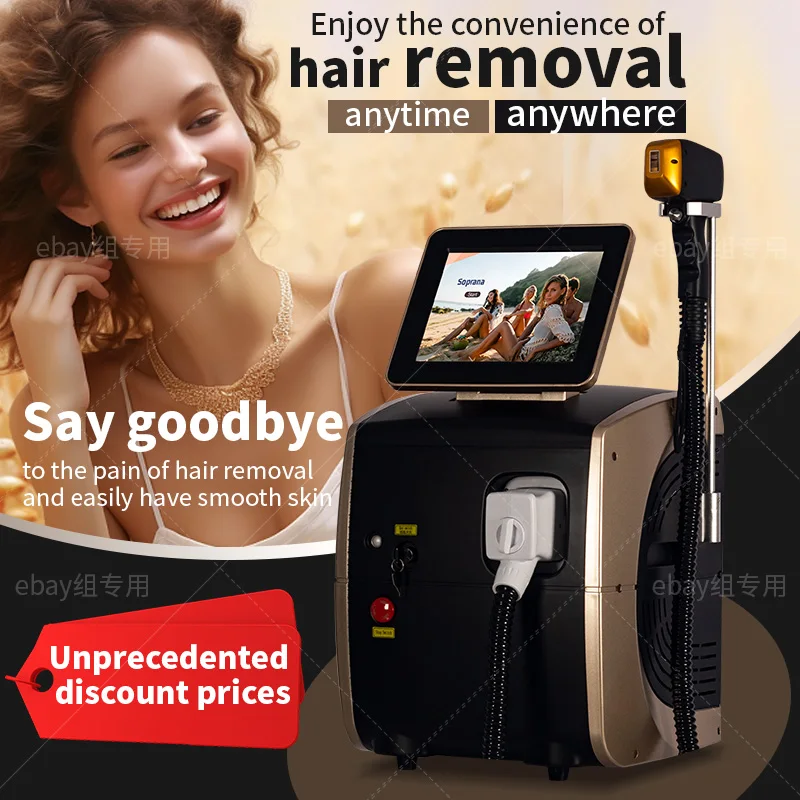 

Аппарат для удаления волос с диодным лазером 755 нм, удаление волос с помощью лазера 808 1064, лучшее устройство для перманентной депиляции