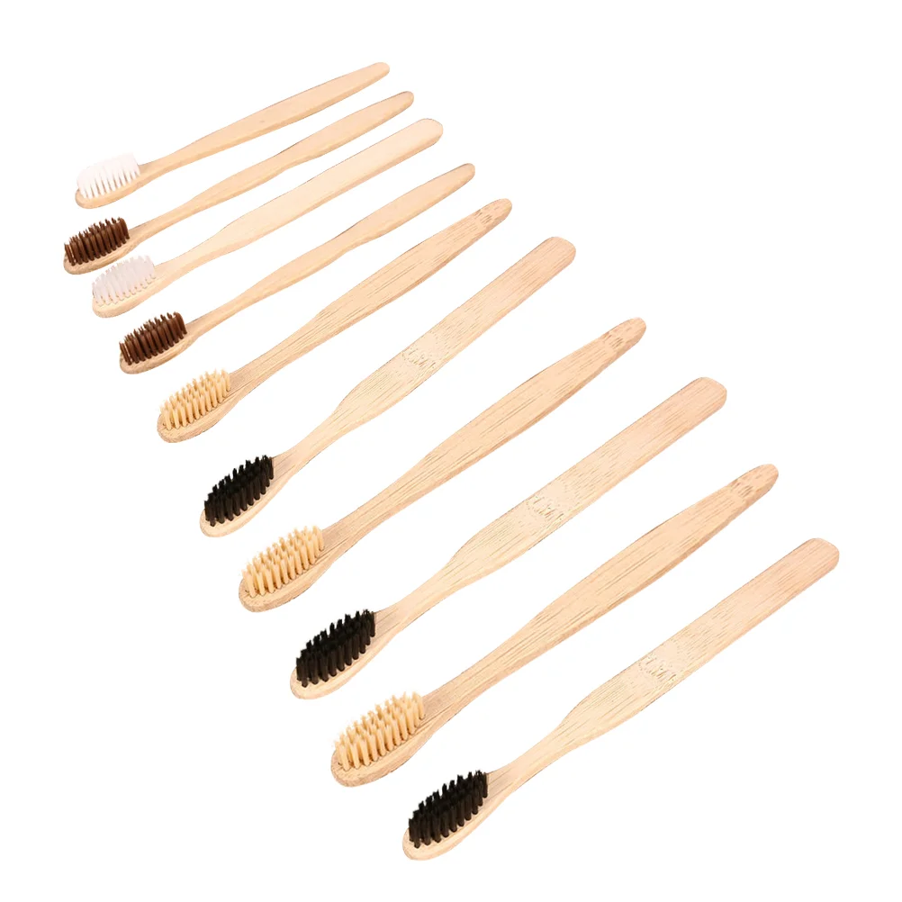 10pcs Disposable Bamboo Tooth Brush Natural Environmental Protection Wood Random Color
10pcs Disposable Bamboo Tooth Brush Natural Environmental Protection Wood Random Color
