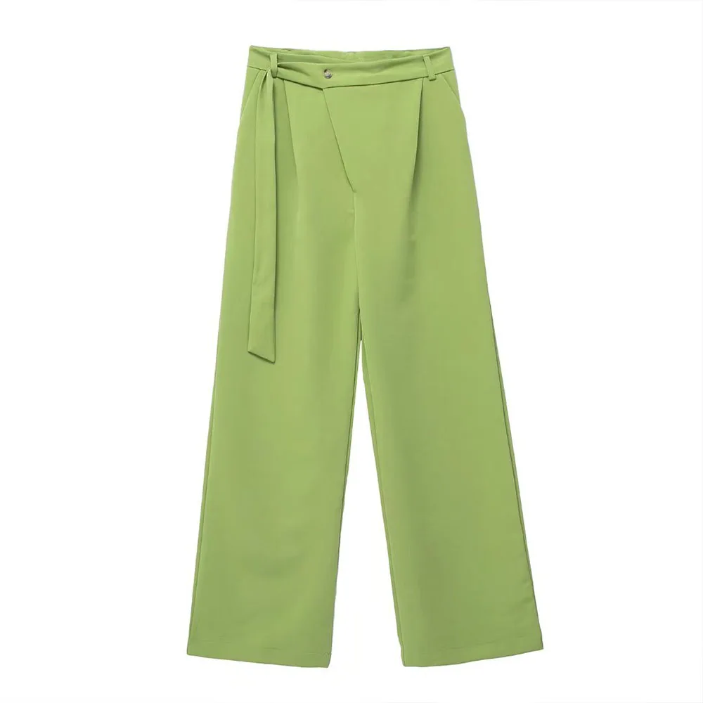 DiYiG WOMAN Women's New 2022 Spring Fashion Asymmetric Design Straight Wide Leg Pants Mid Waist Side Pocket Chic Women Pants
DiYiG WOMAN Women's New 2022 Spring Fashion Asymmetric Design Straight Wide Leg Pants Mid Waist Side Pocket Chic Women Pants