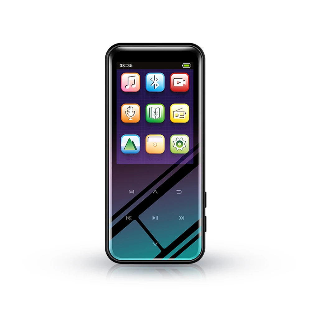 Mp4-плеер с сенсорным экраном 2,4 дюйма, Bluetooth 5,0, mp3, музыка, Hi-Fi, аудиоплеер с записью электронной книги, FM-радио, видео, встроенный динамик
Mp4-плеер с сенсорным экраном 2,4 дюйма, Bluetooth 5,0, mp3, музыка, Hi-Fi, аудиоплеер с записью электронной книги, FM-радио, видео, встроенный динамик