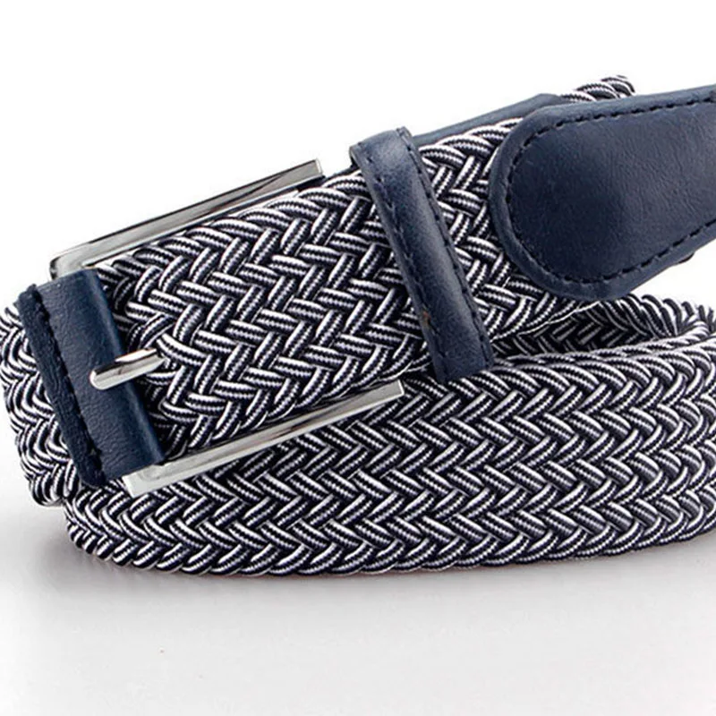 New Version Of Fashion Men Woven Belt Casual Women Jeans All-Match Pin Buckle Elastic Elastic Trend Youth Travel Work Pants Belt
New Version Of Fashion Men Woven Belt Casual Women Jeans All-Match Pin Buckle Elastic Elastic Trend Youth Travel Work Pants Belt