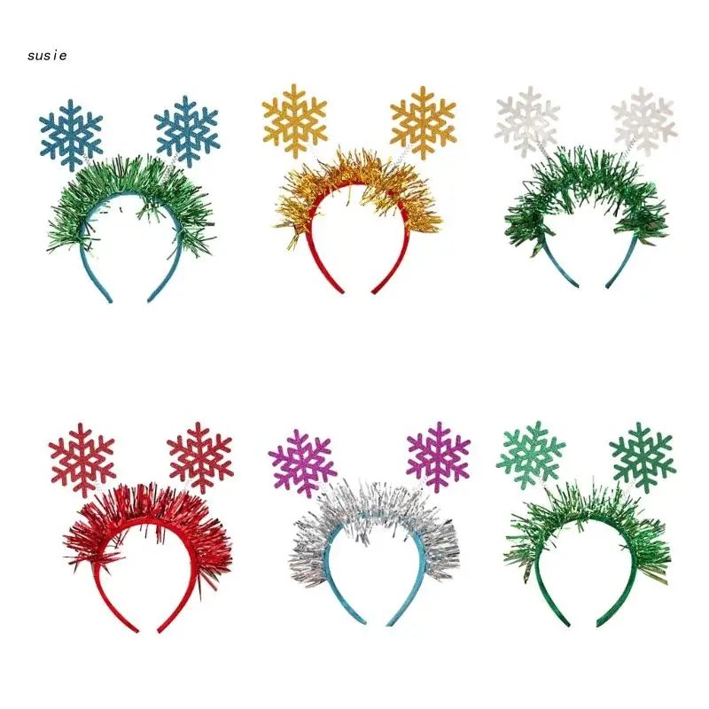 X7YA обруч на голову со снежинками Christmas повязка на голову с блестками рождественский обруч для волос платье для вечерние
X7YA обруч на голову со снежинками Christmas повязка на голову с блестками рождественский обруч для волос платье для вечерние