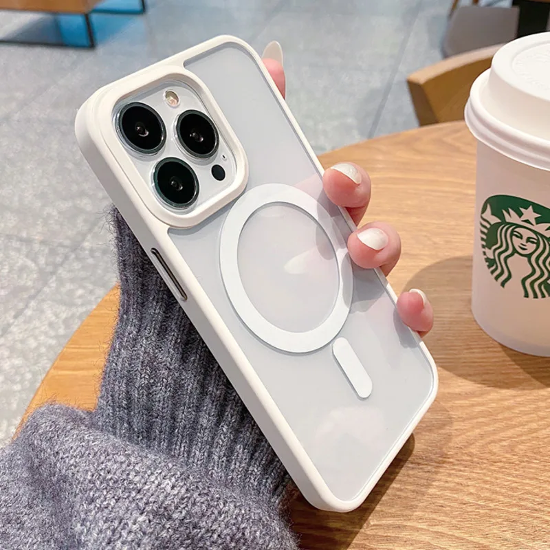 3D Strong Magsafe Transparent Soft Frame Case For iPhone 13 12 11 Pro Max Armor Hybrid Cover for iphone X XR XS Max 7 8Plus SE20
3D Strong Magsafe Transparent Soft Frame Case For iPhone 13 12 11 Pro Max Armor Hybrid Cover for iphone X XR XS Max 7 8Plus SE20