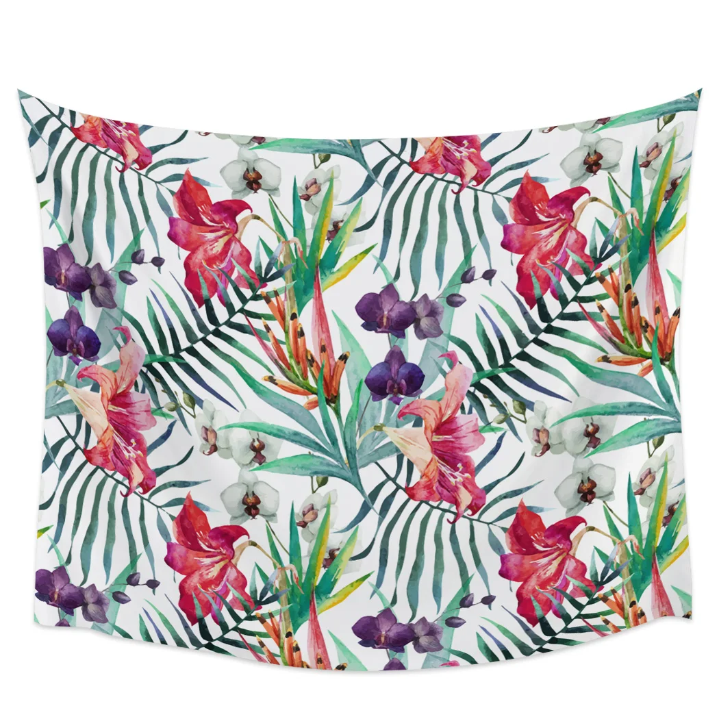 Tropical Plant Leaf Flower Tapestry Background Wall Covering Home Decoration Blanket Bedroom Wall Hanging Tapestries
Tropical Plant Leaf Flower Tapestry Background Wall Covering Home Decoration Blanket Bedroom Wall Hanging Tapestries