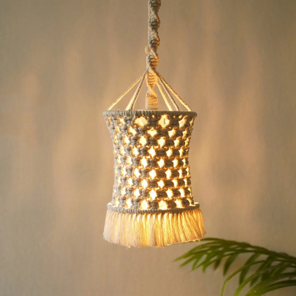 Tassel Lampshade Woven Shades Pendant Cover Bohemian Hanging Decorative Macrame Boho
Tassel Lampshade Woven Shades Pendant Cover Bohemian Hanging Decorative Macrame Boho