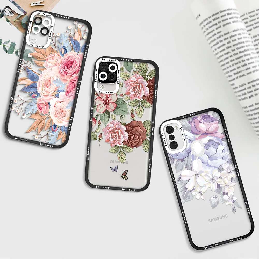 Retro Flowers Phone Case for Samsung A21S A32 4G A52 A52S A53 5G A72 S22 Plus S22Ultra A11 A12 A71 Transparent Coque Back Cover
Retro Flowers Phone Case for Samsung A21S A32 4G A52 A52S A53 5G A72 S22 Plus S22Ultra A11 A12 A71 Transparent Coque Back Cover
