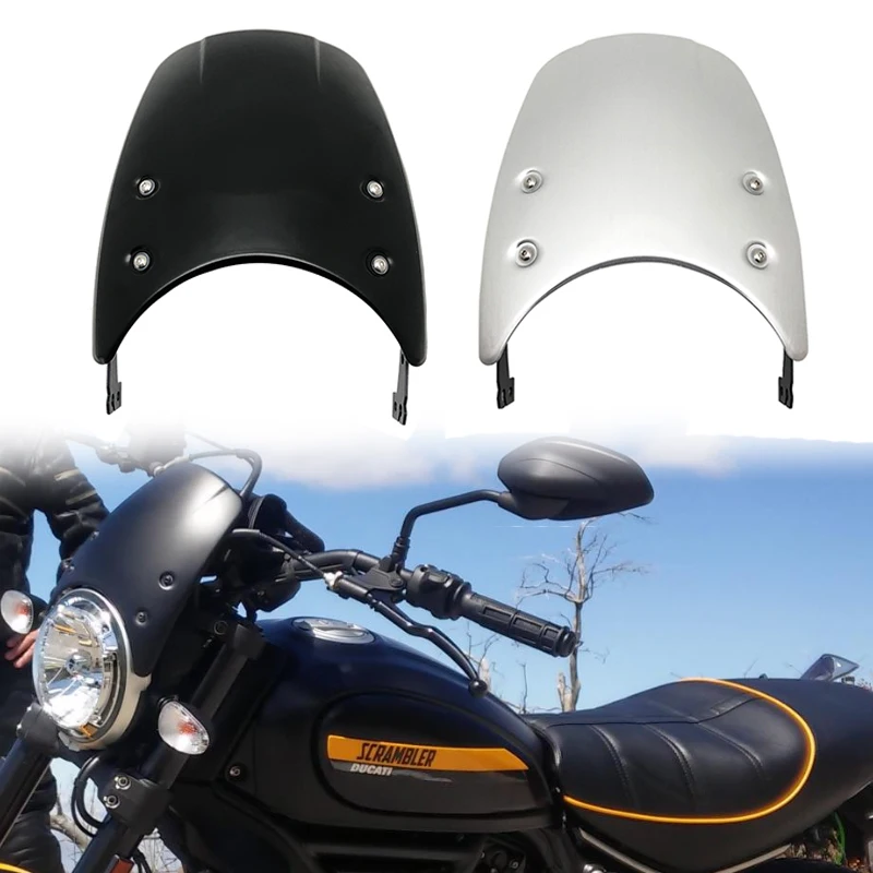For Ducati Scrambler 400 800 Classic Icon 2015-2021 2019 2020 Motorcycle Aluminum Windscreen Windshield Wind Deflector Protector
For Ducati Scrambler 400 800 Classic Icon 2015-2021 2019 2020 Motorcycle Aluminum Windscreen Windshield Wind Deflector Protector