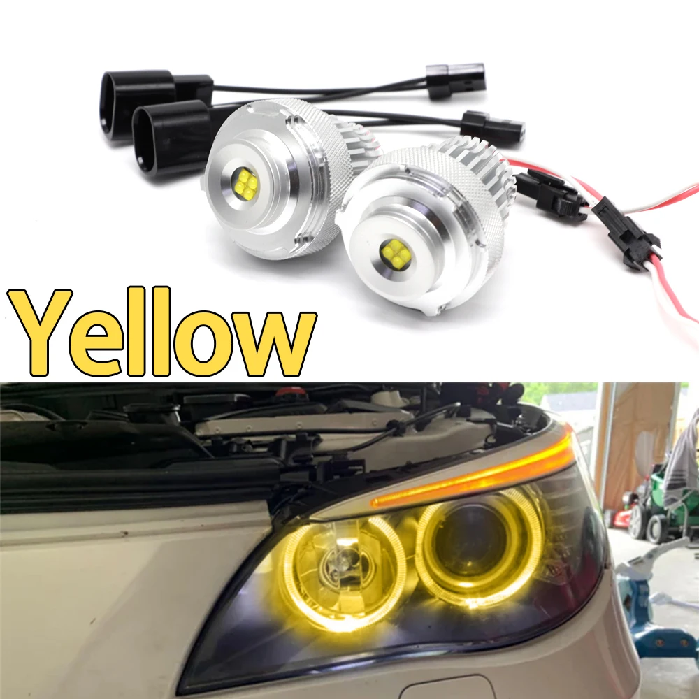 ДХО свет Angel Eye 100 Вт (дневные ходовые огни) для BMW 5 серии E60 E61 LCI галогенная фара 2007-2010 - белый или желтый
ДХО свет Angel Eye 100 Вт (дневные ходовые огни) для BMW 5 серии E60 E61 LCI галогенная фара 2007-2010 - белый или желтый