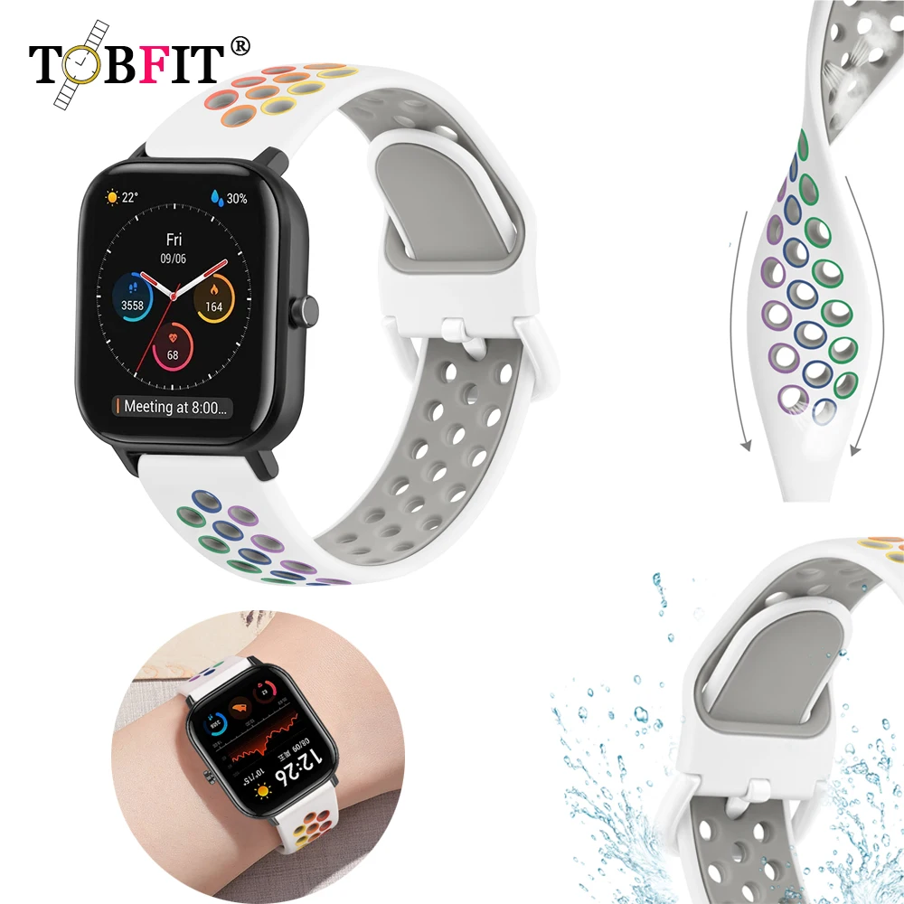 20mm Silicone Band For Amazfit GTR 42MM Strap Bracelet For Amazfit Bip Bip Pace Lite Smartwatch Band For Amazfit GTS 2 Strap 
20mm Silicone Band For Amazfit GTR 42MM Strap Bracelet For Amazfit Bip Bip Pace Lite Smartwatch Band For Amazfit GTS 2 Strap