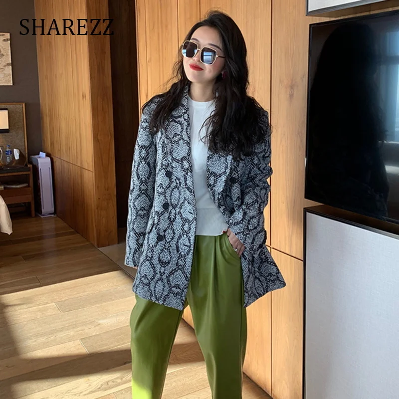 Traf Zara 2022 Blazer Women Snake Wool Suit Loose Wool Coat Female Women's Jacket Spring Jacket Female Oversize Y2k Outwear
Traf Zara 2022 Blazer Women Snake Wool Suit Loose Wool Coat Female Women's Jacket Spring Jacket Female Oversize Y2k Outwear