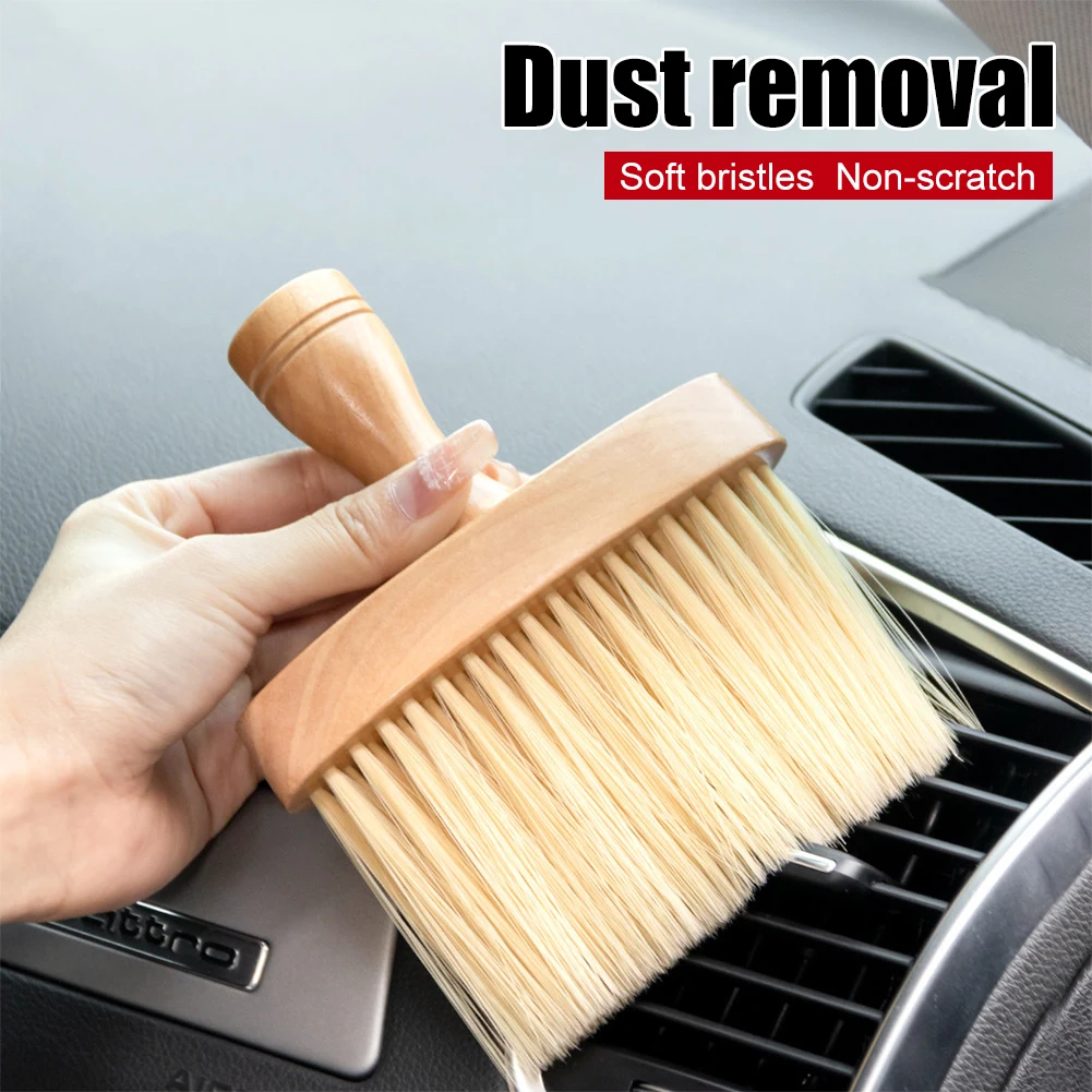 Car Interior Cleaning Tool Air Outlet Brush Air Conditioning Vent Brush Solid Wood Handle Long Bristles Dust Removal Cleaner
Car Interior Cleaning Tool Air Outlet Brush Air Conditioning Vent Brush Solid Wood Handle Long Bristles Dust Removal Cleaner