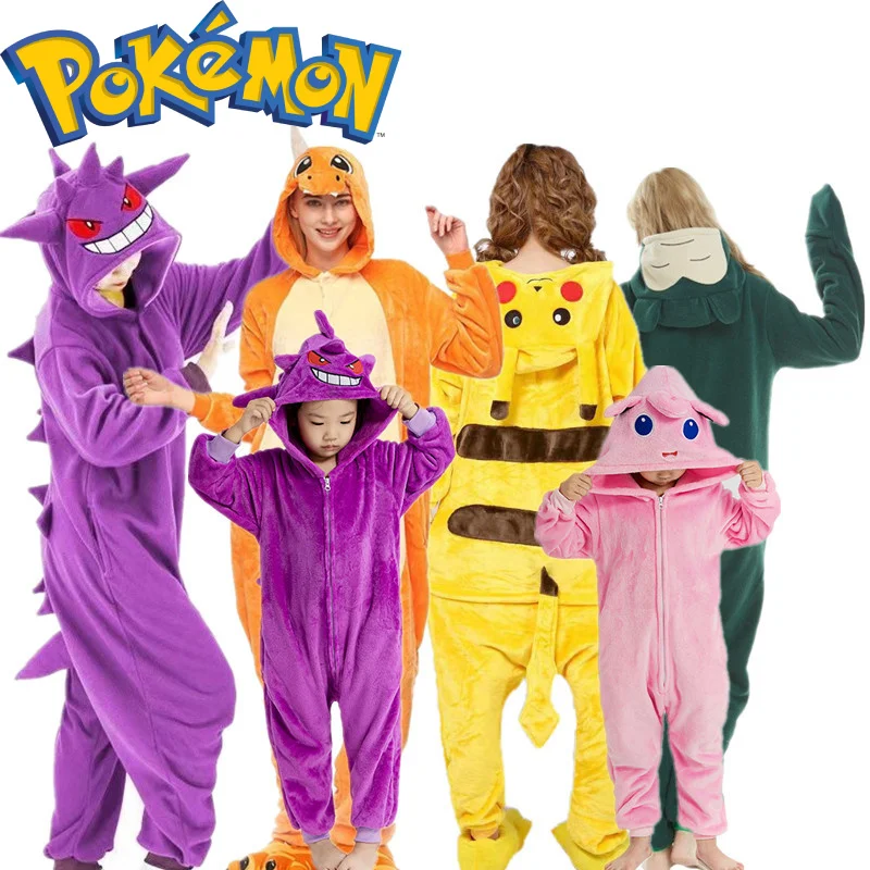 Pokemon Pajamas Kawaii Cartoon Gengar Kigurumi Anime Women Onesies Pajama Halloween Cosplay Costume Suit One-Piece Pijamas
Pokemon Pajamas Kawaii Cartoon Gengar Kigurumi Anime Women Onesies Pajama Halloween Cosplay Costume Suit One-Piece Pijamas