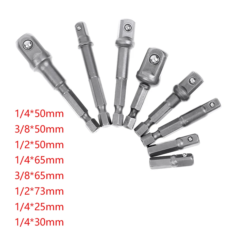 8pcs/set Drill Socket Adapter Hex Shank to 1/4" 3/8" 1/2" Extension Drill Bit Bar Hex Bit Set Power Drill Socket Adapter
8pcs/set Drill Socket Adapter Hex Shank to 1/4" 3/8" 1/2" Extension Drill Bit Bar Hex Bit Set Power Drill Socket Adapter