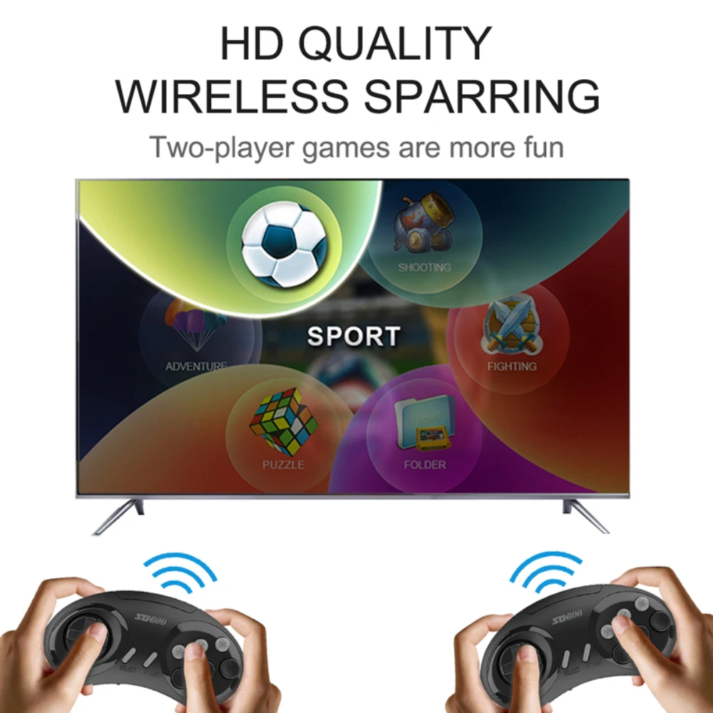 Mini/Mega Drive Md Hd Video Game Console 16-bit -ompatible Built In 2700 Game Video Game Consoles Game Stick Game Consoles
Mini/Mega Drive Md Hd Video Game Console 16-bit -ompatible Built In 2700 Game Video Game Consoles Game Stick Game Consoles