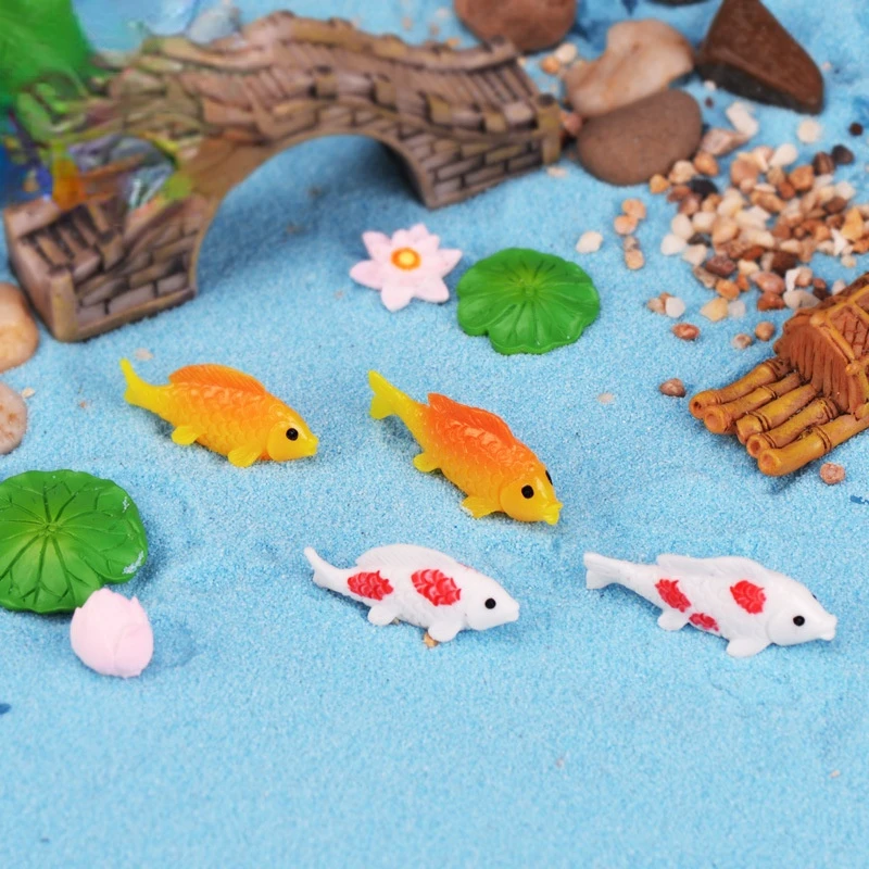 Goldfish DIY micro-landscape aquarium decoration fish waterscape creative small fish keychain resin ornaments crafts home decore
Goldfish DIY micro-landscape aquarium decoration fish waterscape creative small fish keychain resin ornaments crafts home decore