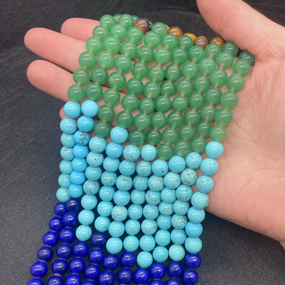 Fashion Round Natural Seven-veined Quartz Agate Stone Beads Loose Spacer Beads for DIY Jewelry Making Bracelet Accessories
Fashion Round Natural Seven-veined Quartz Agate Stone Beads Loose Spacer Beads for DIY Jewelry Making Bracelet Accessories