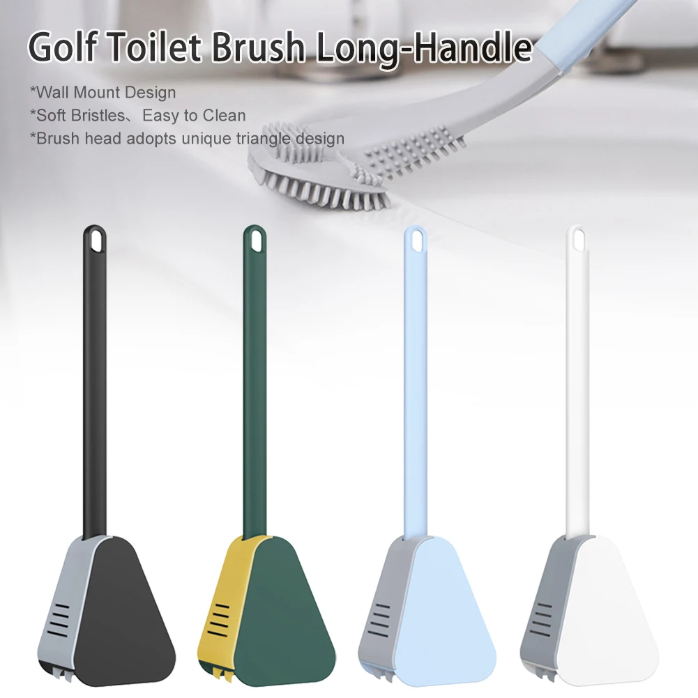 Creative Golf Head Toilet Brush Wall-Mounted Soft Rubber Long-Handled Silicone Toilet Brush Toilet Holder Bathroom Accessories
Creative Golf Head Toilet Brush Wall-Mounted Soft Rubber Long-Handled Silicone Toilet Brush Toilet Holder Bathroom Accessories