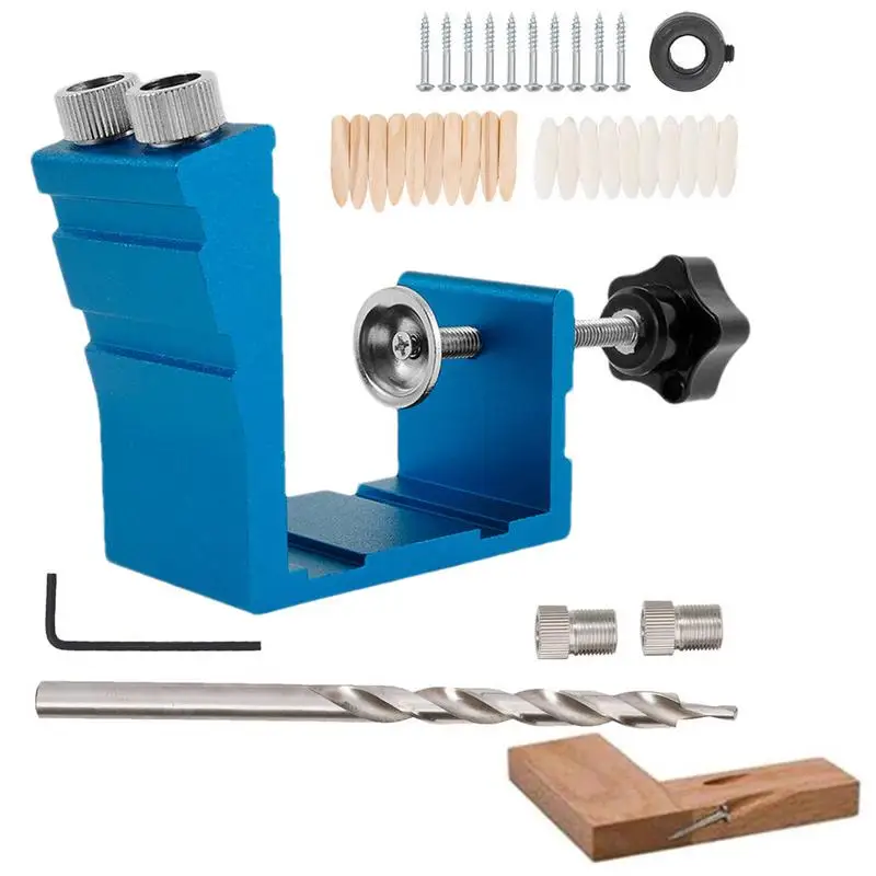 Hole Jig Clamp Set 15 Degree Angle Pocket Slant Hole Jig Kit Adjustable Woodworking Tools With Drill Bit And Screws For A
Hole Jig Clamp Set 15 Degree Angle Pocket Slant Hole Jig Kit Adjustable Woodworking Tools With Drill Bit And Screws For A