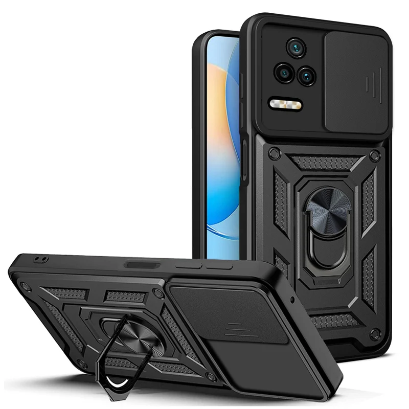 

Slide Lens Protect Capa For POCO F4 Case For POCO X3 NFC F4 X4 GT F3 M3 M4 Pro 5G Case For Xiaomi Mi 12 Lite 12S Pro Armor Capa