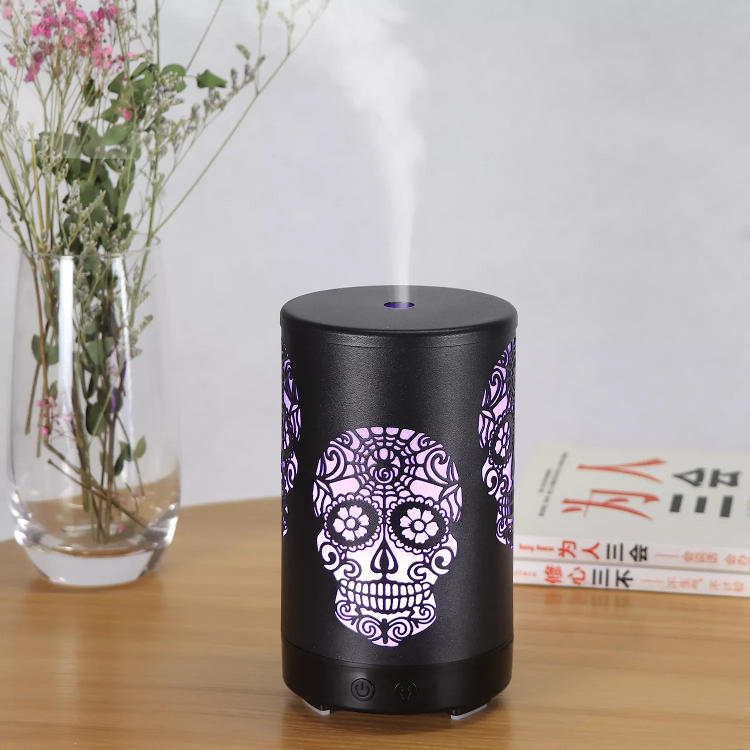 Creative Skull Aromatherapy Diffuser Air Humidifier 7 Color Changing LED Light 100ml Ultrasonic Cool Mist Maker Aroma Diffusor
Creative Skull Aromatherapy Diffuser Air Humidifier 7 Color Changing LED Light 100ml Ultrasonic Cool Mist Maker Aroma Diffusor