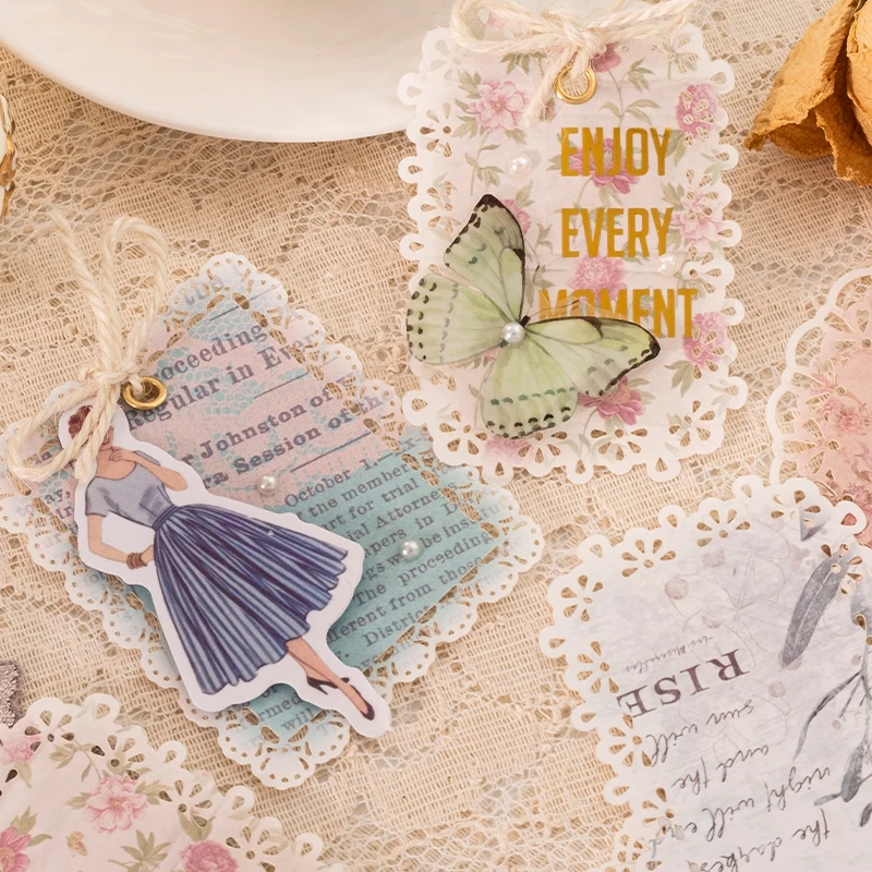 20 pcs Message Note Butterfly plant hollowed out lace retro beautiful hand curtain decoration material paper writing 8 types
20 pcs Message Note Butterfly plant hollowed out lace retro beautiful hand curtain decoration material paper writing 8 types