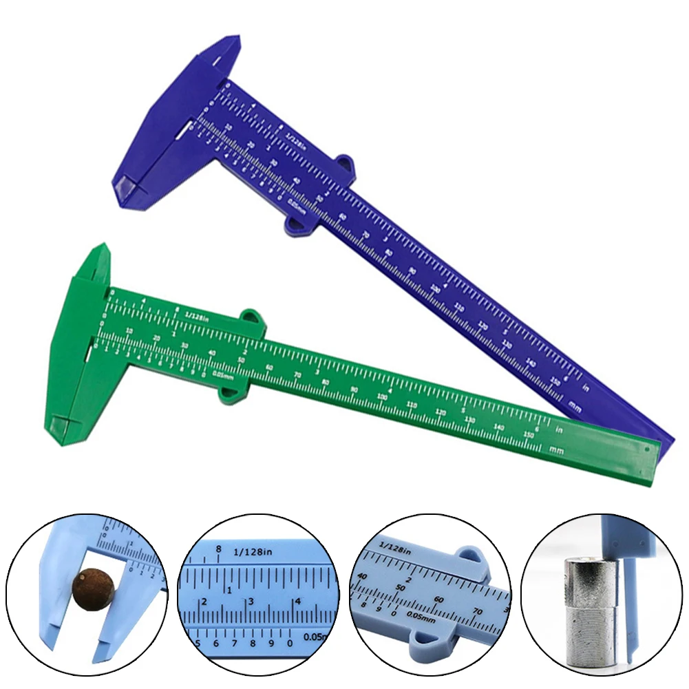 0-150mm Vernier Caliper Plastic Calipers Depth Height Diameter Gauge Woodworking Metalworking Measuring Tools
0-150mm Vernier Caliper Plastic Calipers Depth Height Diameter Gauge Woodworking Metalworking Measuring Tools
