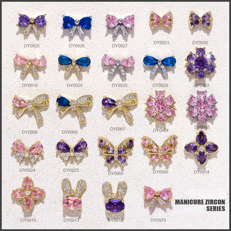 3pcs/lot Nail zircon jewelry Pink Gem blue purple Diamond color bow Butterfly Rhinestone super shiny nail accessories luxe
3pcs/lot Nail zircon jewelry Pink Gem blue purple Diamond color bow Butterfly Rhinestone super shiny nail accessories luxe