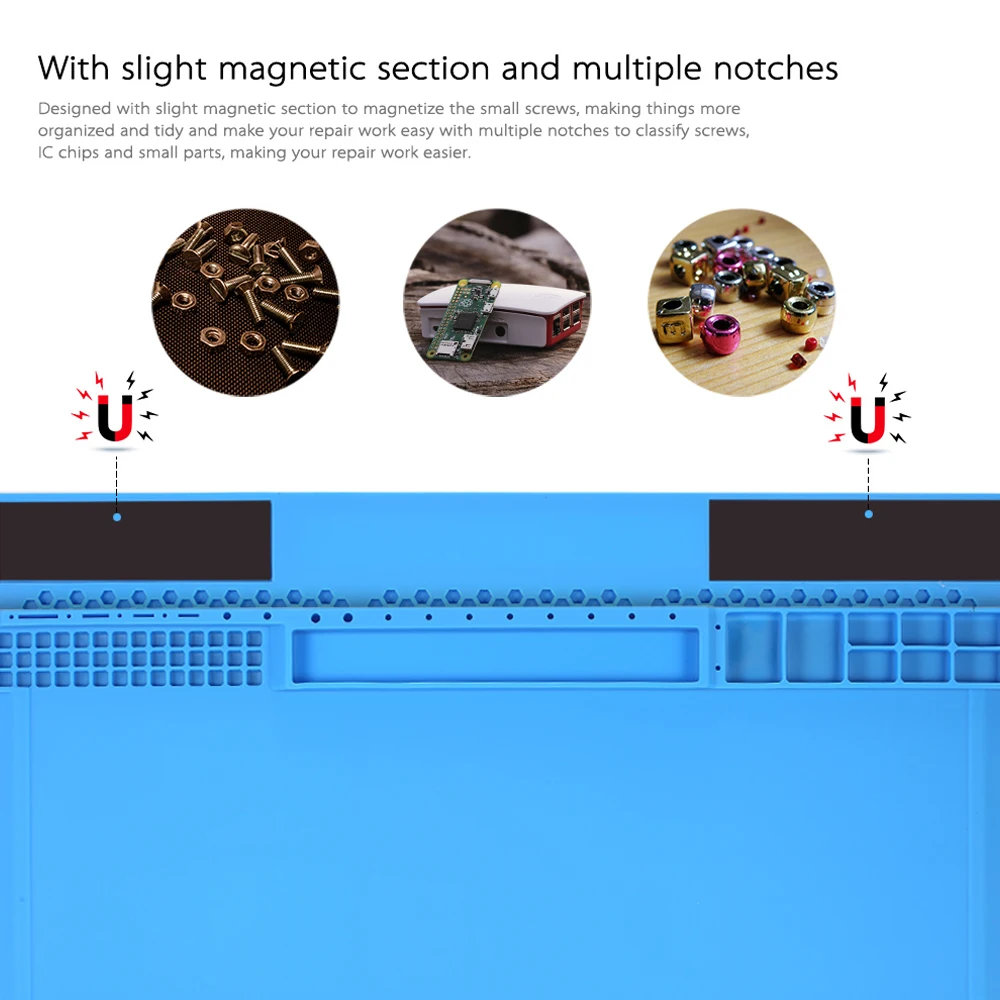380*210mm Heat Insulation Silicone Pad for BGA Soldering Repairing Solder Station Mat High Temperature Maintenance Platform
380*210mm Heat Insulation Silicone Pad for BGA Soldering Repairing Solder Station Mat High Temperature Maintenance Platform