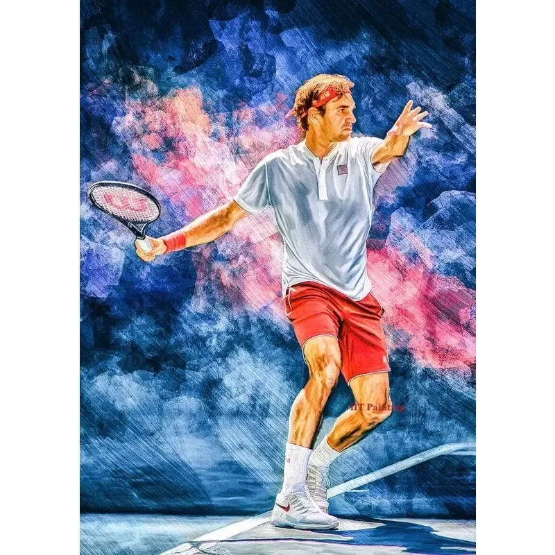 Роджер Федерер, Легенда Тенниса, Портрет, Печать На Холсте, Без Рамы, Настенный Художественный Декор, Классический Стиль
Роджер Федерер, Легенда Тенниса, Портрет, Печать На Холсте, Без Рамы, Настенный Художественный Декор, Классический Стиль