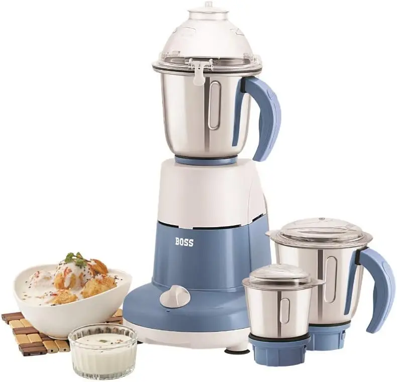 Pro 3-Jar Mixer Grinder Kitchen Grinding Genius 750 Watt Powerful Motor, 3 Variable Speed with Incher, 110V
Pro 3-Jar Mixer Grinder Kitchen Grinding Genius 750 Watt Powerful Motor, 3 Variable Speed with Incher, 110V