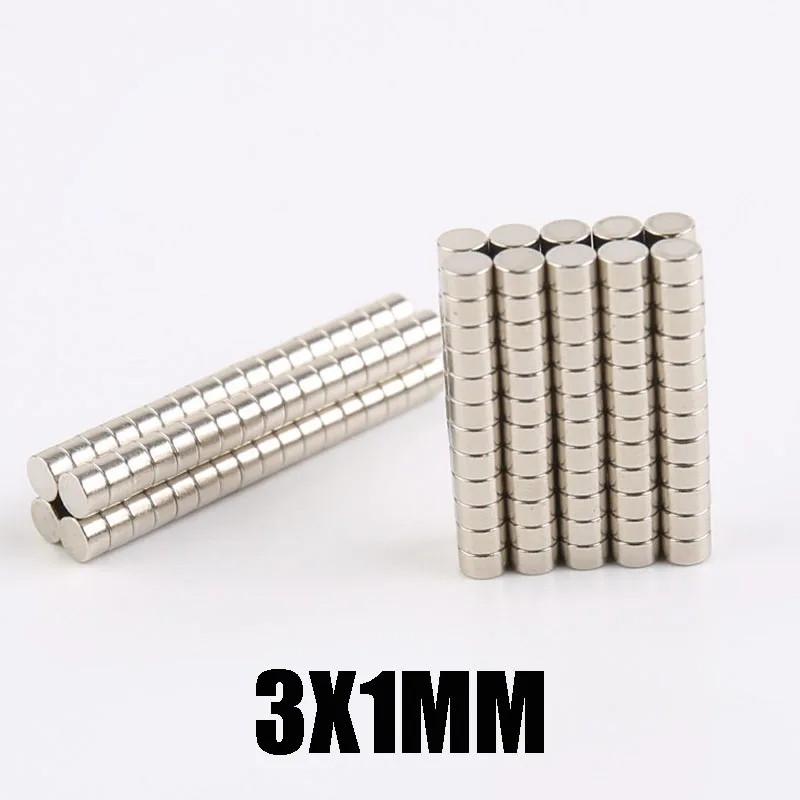 100Pcs Mini Circular Magnet 3x1 3x1.5 3x2 3x4 3x5 3x10MM Neodymium Iron Boron Magnet N35 Super Strong Magnet
100Pcs Mini Circular Magnet 3x1 3x1.5 3x2 3x4 3x5 3x10MM Neodymium Iron Boron Magnet N35 Super Strong Magnet