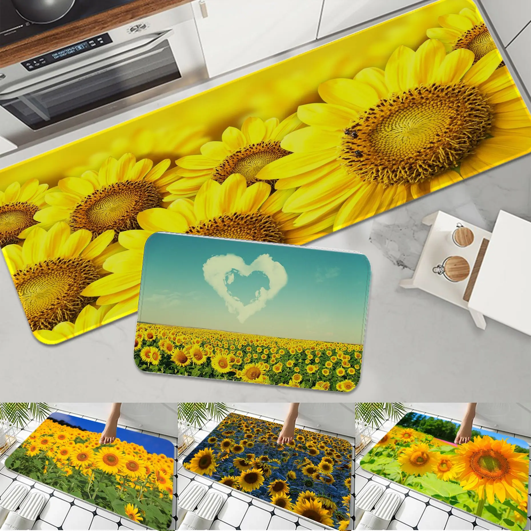 Sunflower Floor Mat Bathroom Mat Kids Room Bedroom Decoration Balcony Anti-Slip Doormat Living Room Welcome Rug
Sunflower Floor Mat Bathroom Mat Kids Room Bedroom Decoration Balcony Anti-Slip Doormat Living Room Welcome Rug