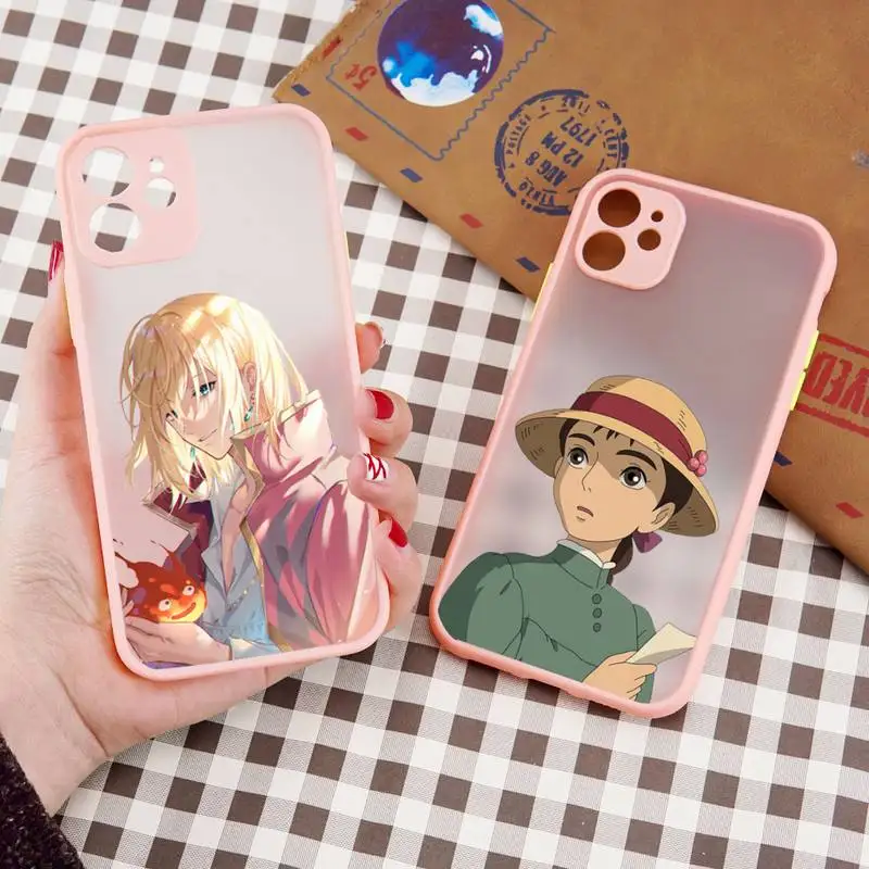 Howl's Howls Moving Castle anime Phone Case matte transparent For iphone 7 8 11 12 13 plus mini x xs xr pro max cover
Howl's Howls Moving Castle anime Phone Case matte transparent For iphone 7 8 11 12 13 plus mini x xs xr pro max cover