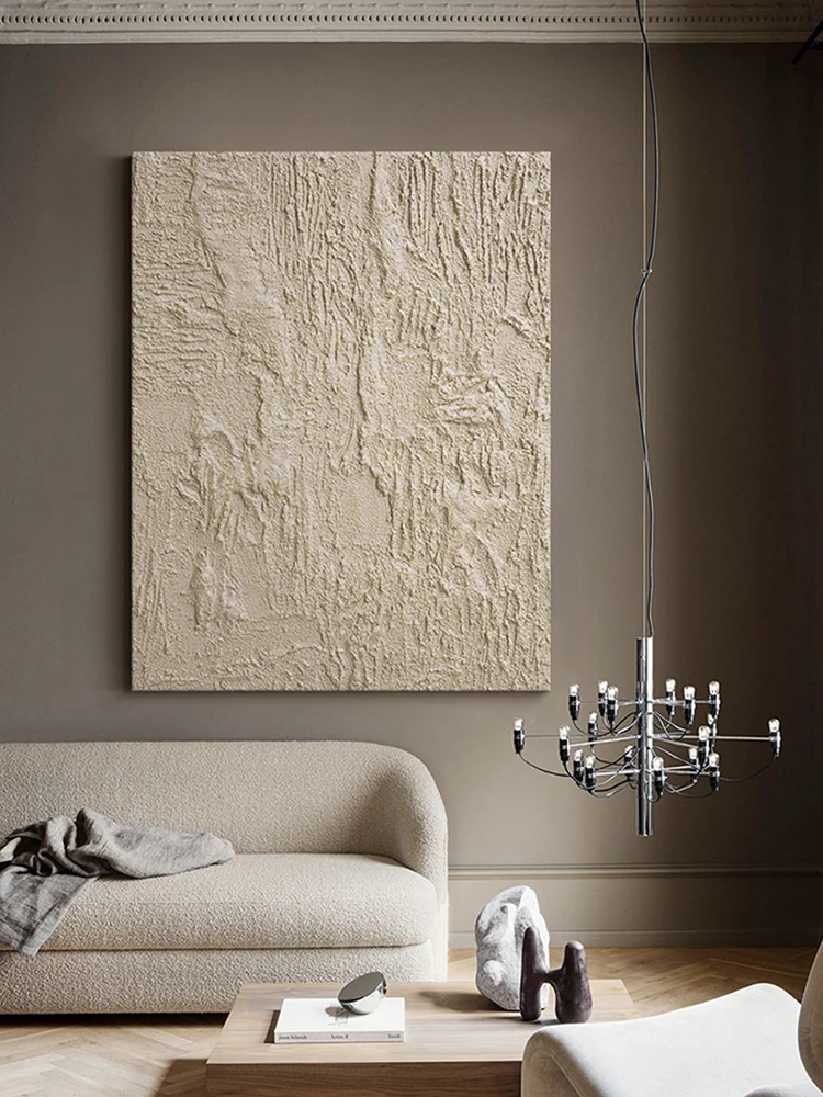 Hand-made Modern Simple Solid Color Oil Painting Thick Texture Lines Canvas Wall Art Living Room Bedroom Entrance Decoration
Hand-made Modern Simple Solid Color Oil Painting Thick Texture Lines Canvas Wall Art Living Room Bedroom Entrance Decoration