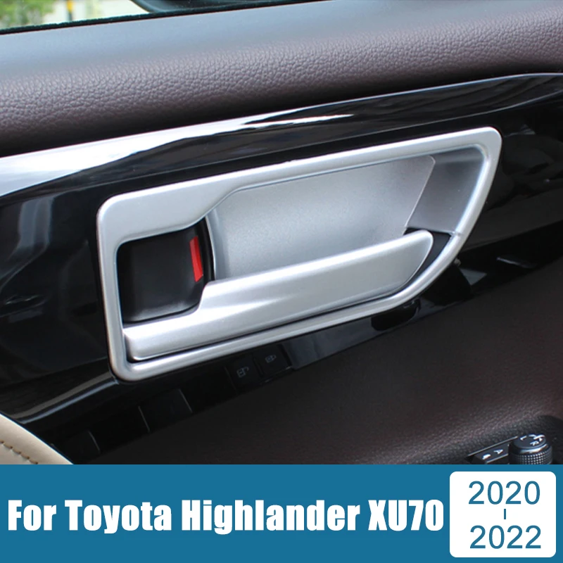 ABS Car Interior Door Handle Bowl Panel Trim Frame Cover Accessories Styling For Toyota Highlander XU70 2020 2021 2022 Kluger
ABS Car Interior Door Handle Bowl Panel Trim Frame Cover Accessories Styling For Toyota Highlander XU70 2020 2021 2022 Kluger