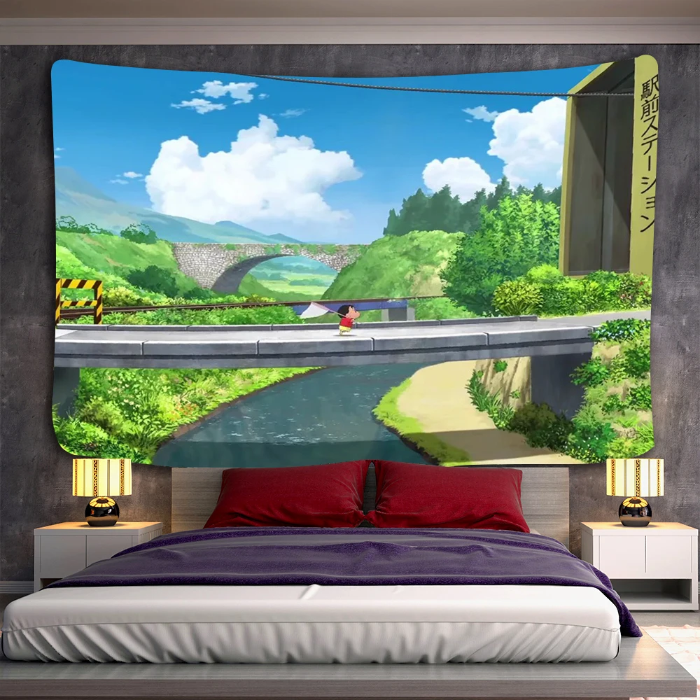 New anime cute Crayon Shin-chan Tapestry Wall Hanging Bohemian Decoration Home Decoration Hippie Mattress Girls Dorm Room Decor
New anime cute Crayon Shin-chan Tapestry Wall Hanging Bohemian Decoration Home Decoration Hippie Mattress Girls Dorm Room Decor