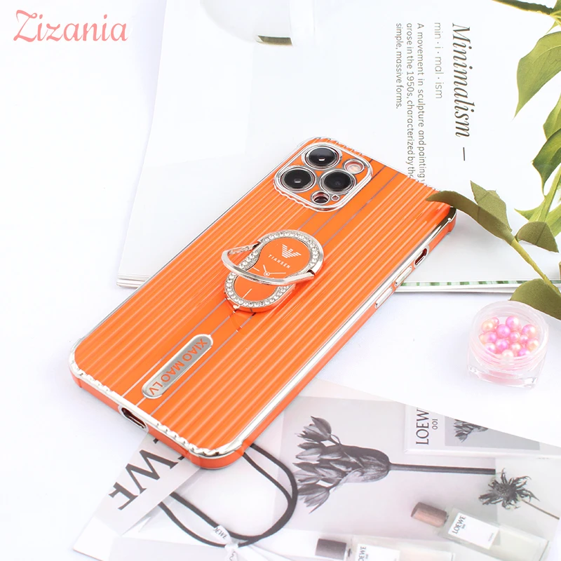 Fashion Colorful Plating Trolley Case Phone Case For iPhone 13 12 Mini 11 Pro XS Max X XR 8 7 6S 6 Plus SE 2020 RingHolder Cover
Fashion Colorful Plating Trolley Case Phone Case For iPhone 13 12 Mini 11 Pro XS Max X XR 8 7 6S 6 Plus SE 2020 RingHolder Cover