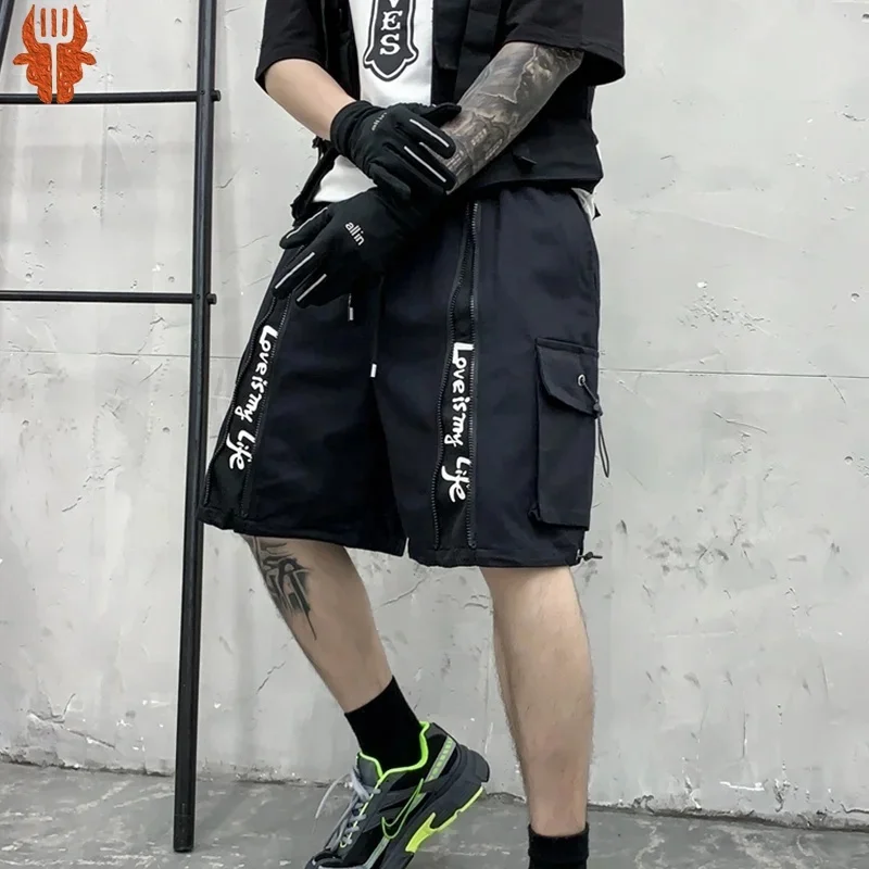 Брюки-карго мужские с буквенным принтом, уличная одежда в стиле хип-хоп, повседневные штаны до колен, универсальные шорты в стиле High Street, лето
Брюки-карго мужские с буквенным принтом, уличная одежда в стиле хип-хоп, повседневные штаны до колен, универсальные шорты в стиле High Street, лето