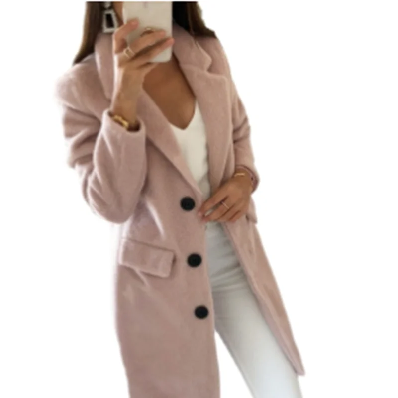 Женский блейзер, пальто для весны и осени, однотонный костюм с воротником, средней длины, двубортный, шерстяная Женская одежда, стройнит Жен...
Женский блейзер, пальто для весны и осени, однотонный костюм с воротником, средней длины, двубортный, шерстяная Женская одежда, стройнит Жен...