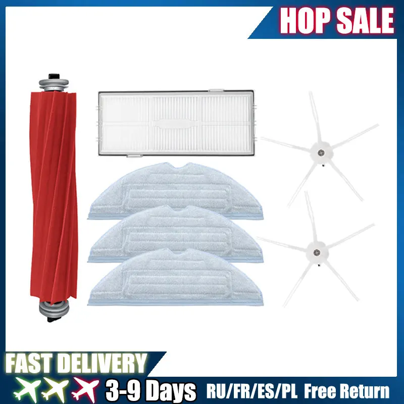 Parts for Xiaomi Roborock S7 T7 T7S T7Plus T7Splus Accesories Mop Hepa Filter Main Brush Vacuum Cleaner Accessories
Parts for Xiaomi Roborock S7 T7 T7S T7Plus T7Splus Accesories Mop Hepa Filter Main Brush Vacuum Cleaner Accessories