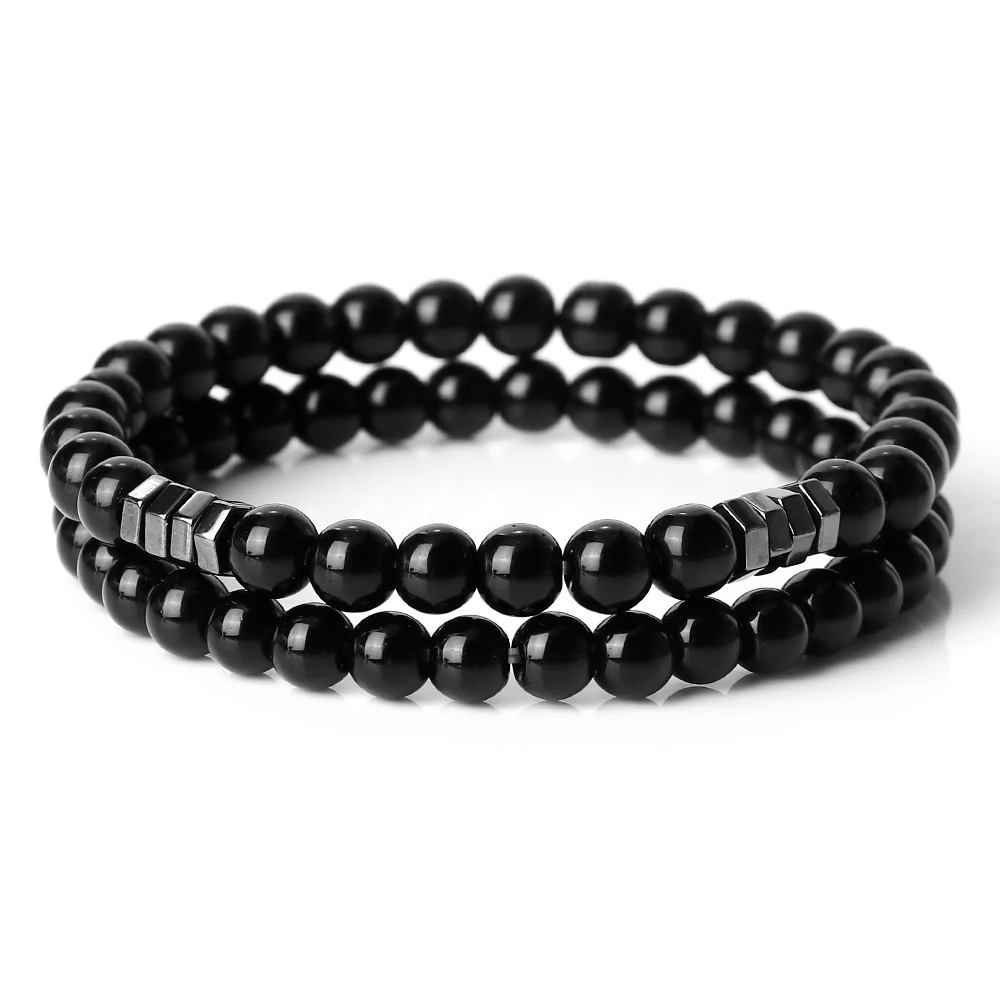 Couples 6mm Black Onyx Beads Bracelet Natural Tiger Eye Lava Stone Elastic Bangle Strand Jewelry Distance Gift pulsera Hombre
Couples 6mm Black Onyx Beads Bracelet Natural Tiger Eye Lava Stone Elastic Bangle Strand Jewelry Distance Gift pulsera Hombre