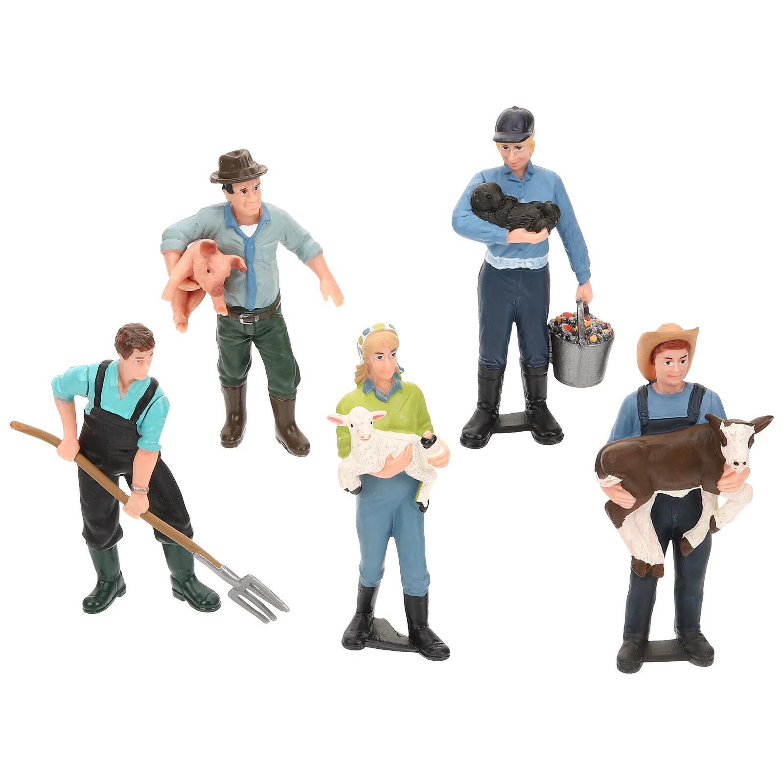 Simulation Farm Ranch Miniature Farmer Figurine Character Model Educational Figure
Simulation Farm Ranch Miniature Farmer Figurine Character Model Educational Figure
