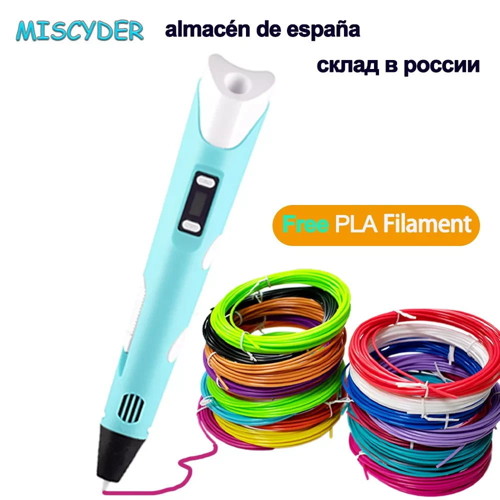 Original 3D Pen For Children 3D Drawing Printing Pencil with LCD Screen With PLA Filament Toys for Kids Christmas Birthday Gift
Original 3D Pen For Children 3D Drawing Printing Pencil with LCD Screen With PLA Filament Toys for Kids Christmas Birthday Gift