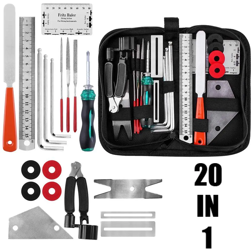 Wrench Leveling Action Ruler Fret Sanding File 3 in 1 String Winder Repairing Set Guitar Tools Kits Maintenance Tools
Wrench Leveling Action Ruler Fret Sanding File 3 in 1 String Winder Repairing Set Guitar Tools Kits Maintenance Tools