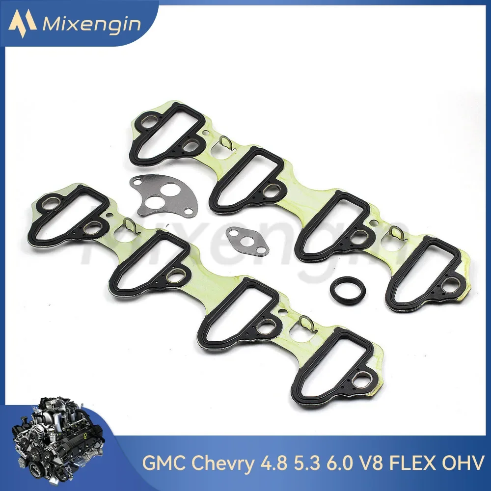Комплект прокладок впускного коллектора двигателя подходит для 4,8 5,3 6,0 V8 FLEX OHV естественно аспирация для Chevrolet GMC 4,8 л 5,3 л 6,0 л OEM MS98016T
Комплект прокладок впускного коллектора двигателя подходит для 4,8 5,3 6,0 V8 FLEX OHV естественно аспирация для Chevrolet GMC 4,8 л 5,3 л 6,0 л OEM MS98016T