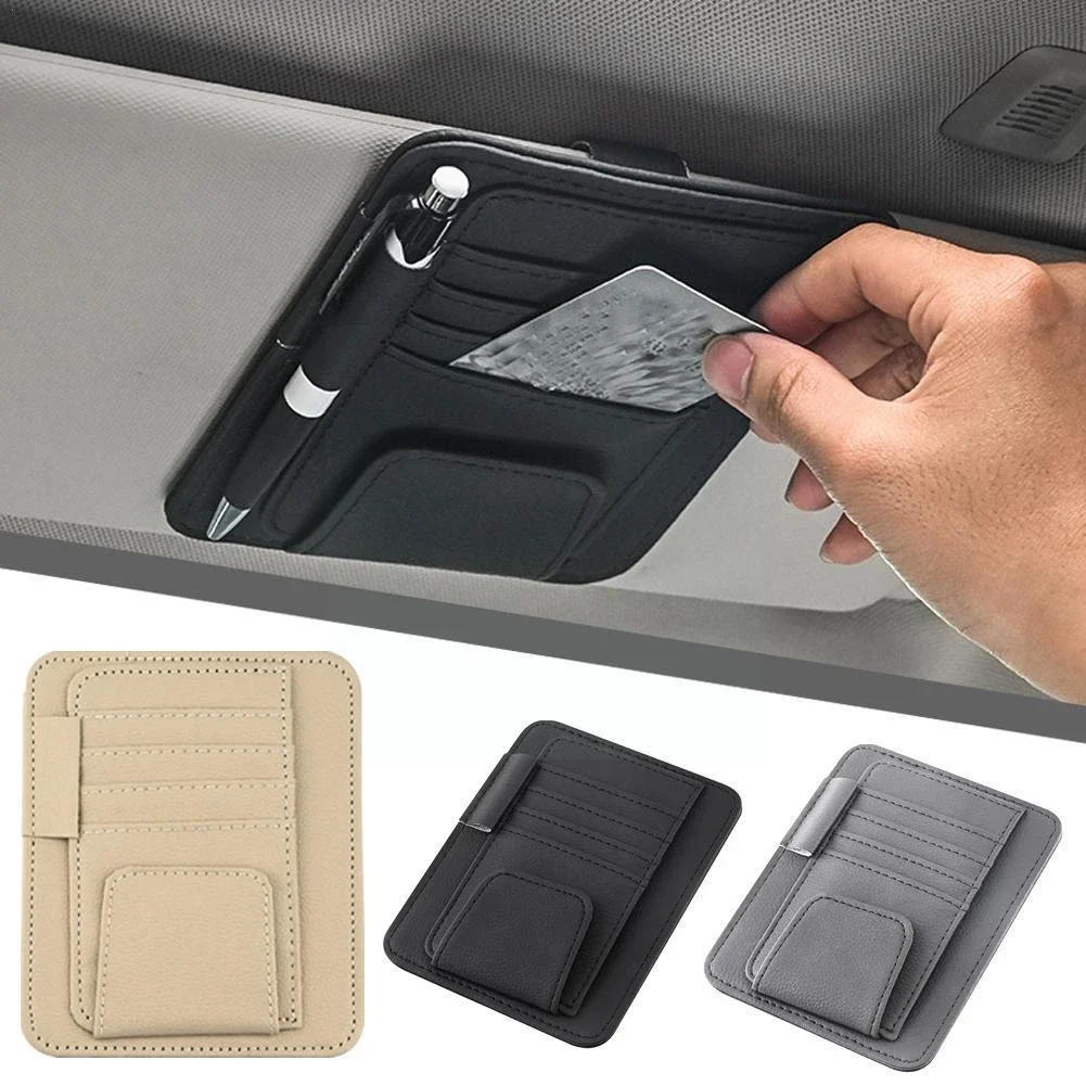Car Sun Visor Organizer Multi-Pocket Business Card Storage Management Sunglasses Holder Visor Accessories Auto Interior
Car Sun Visor Organizer Multi-Pocket Business Card Storage Management Sunglasses Holder Visor Accessories Auto Interior