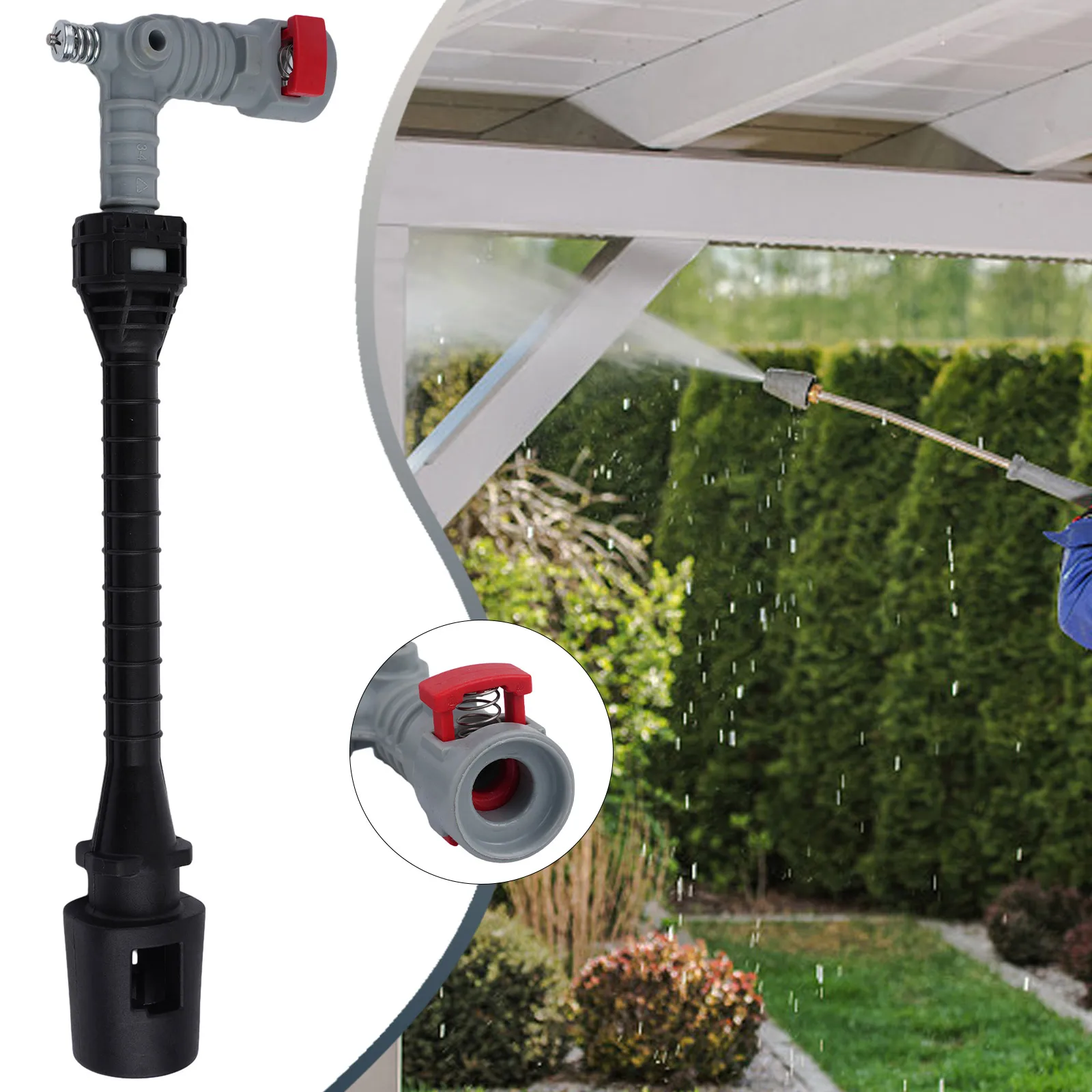 Internal Nozzle 1Pcs Pressure Gray Handle High Quality Plastic Pressure Valve Kit Washer Trigger Outdoor Living
Internal Nozzle 1Pcs Pressure Gray Handle High Quality Plastic Pressure Valve Kit Washer Trigger Outdoor Living